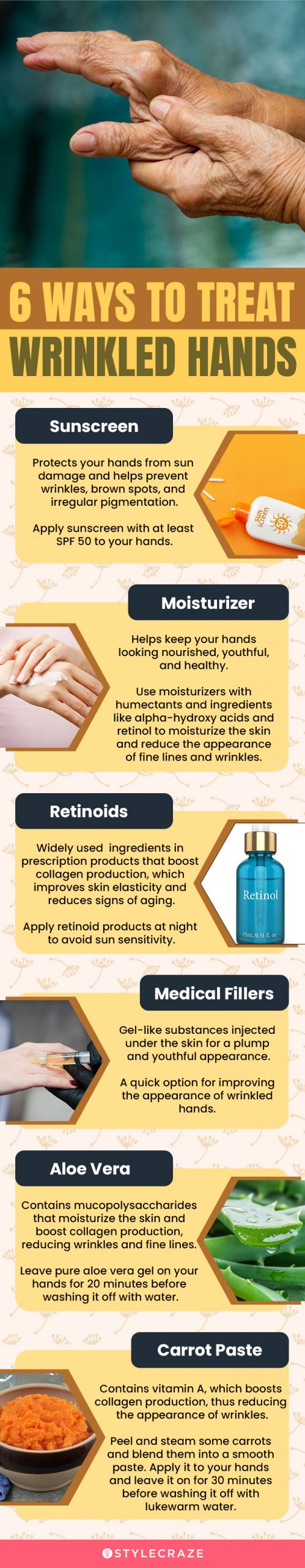 6 ways to treat wrinkled hands (infographic)