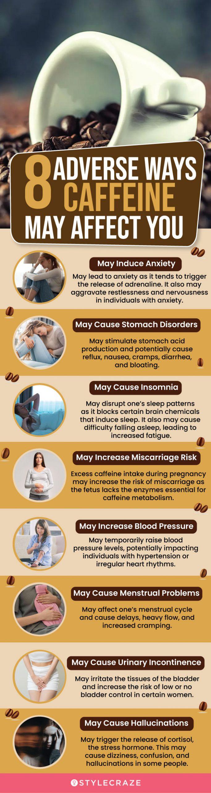 How does drinking coffee affect the way you react to stress