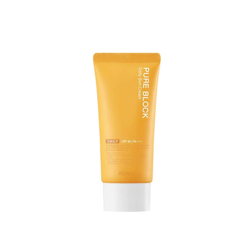 A’PIEU Pure Block Daily Sun Cream EX- To Soothe Inflammation And Provide UV Protection