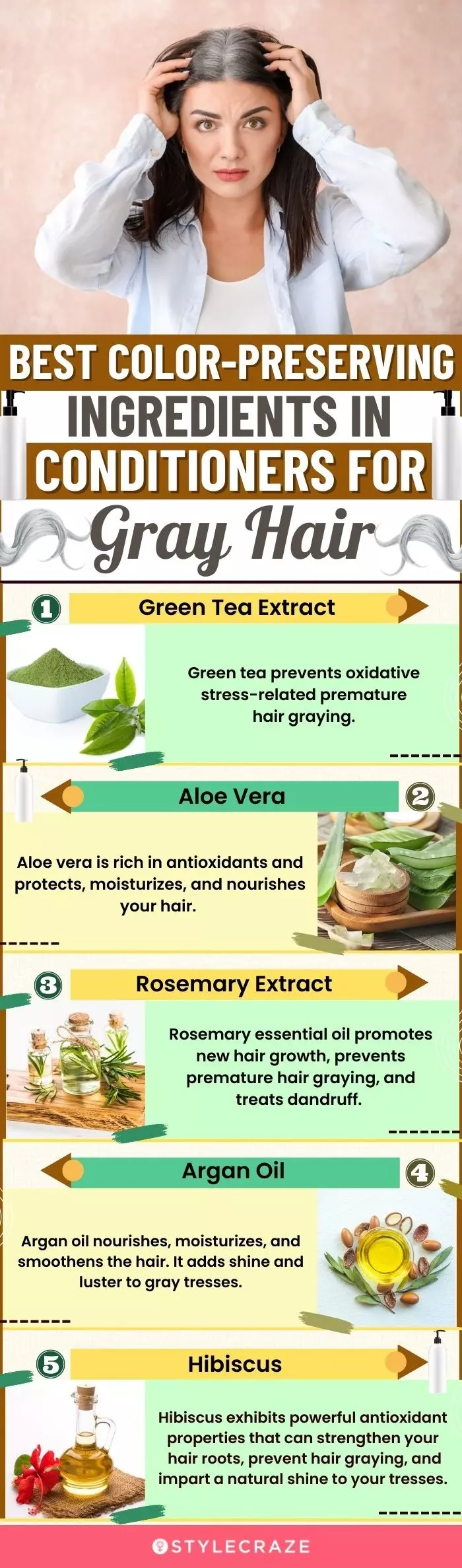 Color-Preserving Ingredients In Conditioners For Gray Hair (infographic)