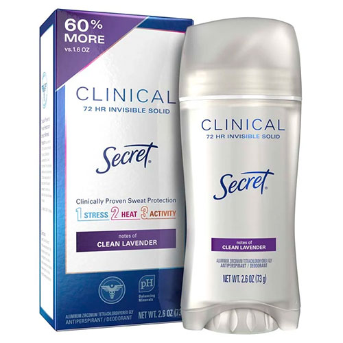 CLINICAL STRENGTH INVISIBLE SOLID ANTIPERSPIRANT DEODORANT