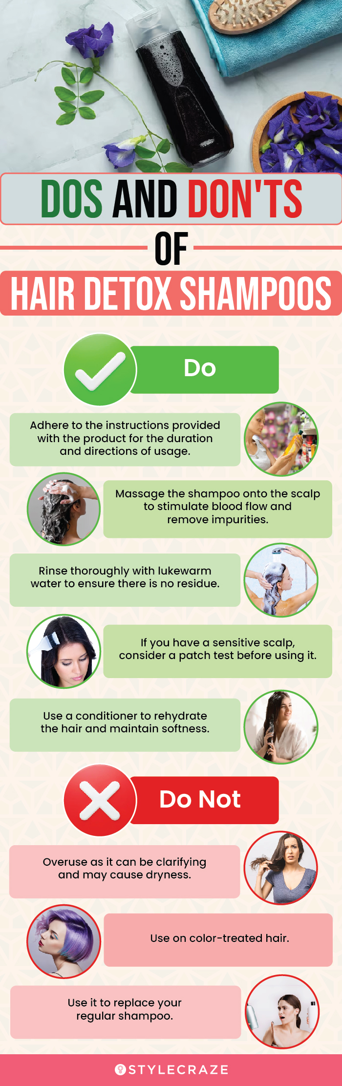 Dos And Don'ts Of Hair Detox Shampoos (infographic)