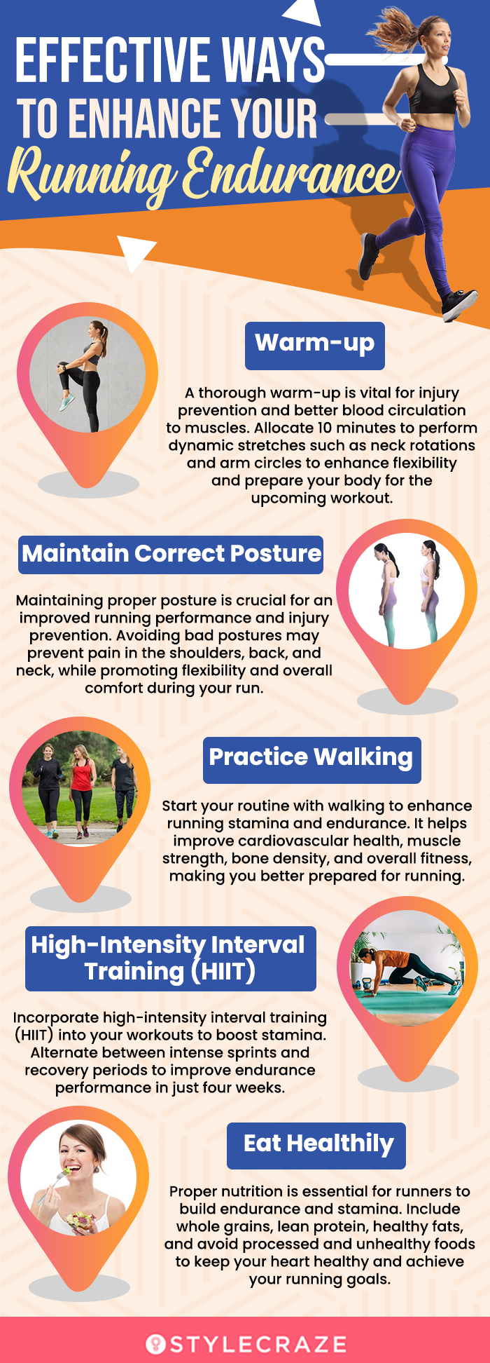 effective ways to enhance your running endurance (infographic)