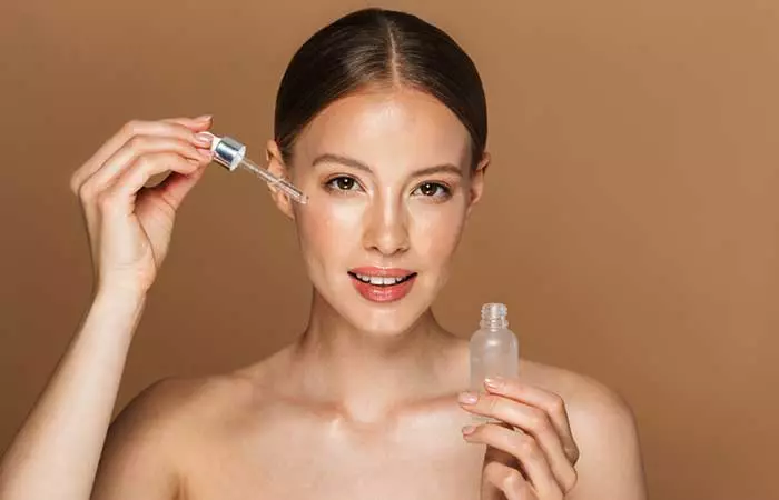 Gently Massage The Oil On Your Skin