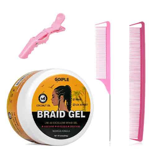 Goiple Braid Gel With Hair Combs