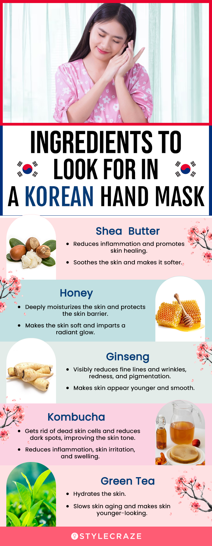  Ingredients To Look For In A Korean Hand Mask (infographic)
