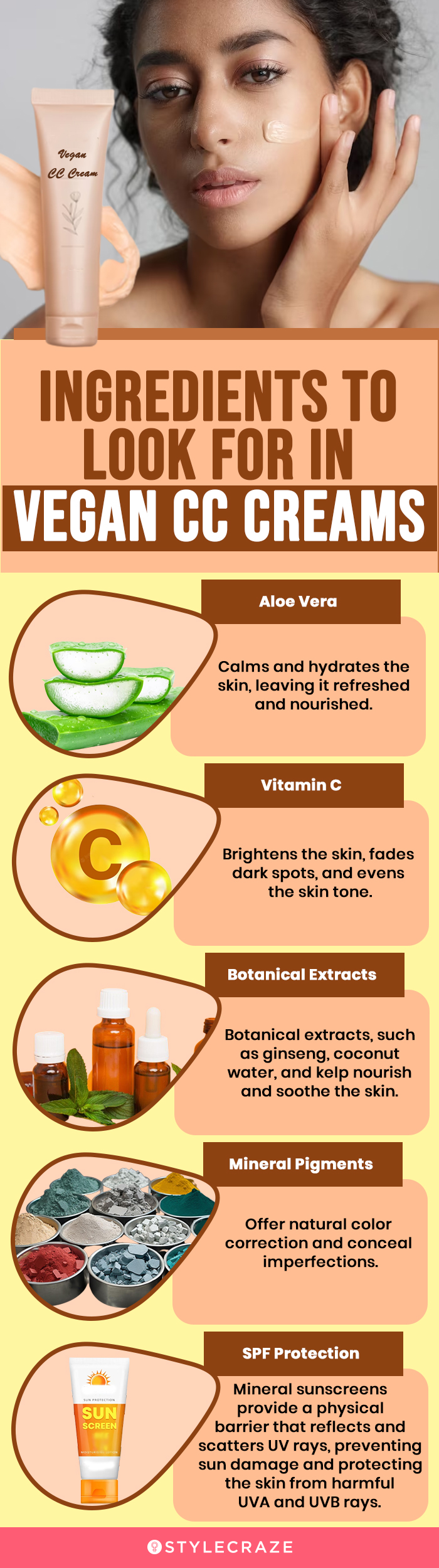 Ingredients To Look For In Vegan CC Creams (infographic)