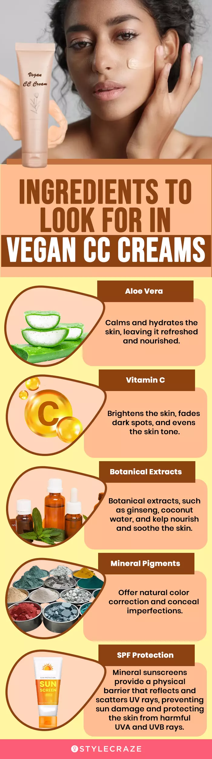 Ingredients To Look For In Vegan CC Creams (infographic)