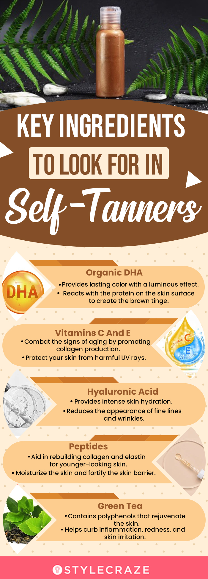 Key Ingredients To Look For In Self-Tanners(infographic)