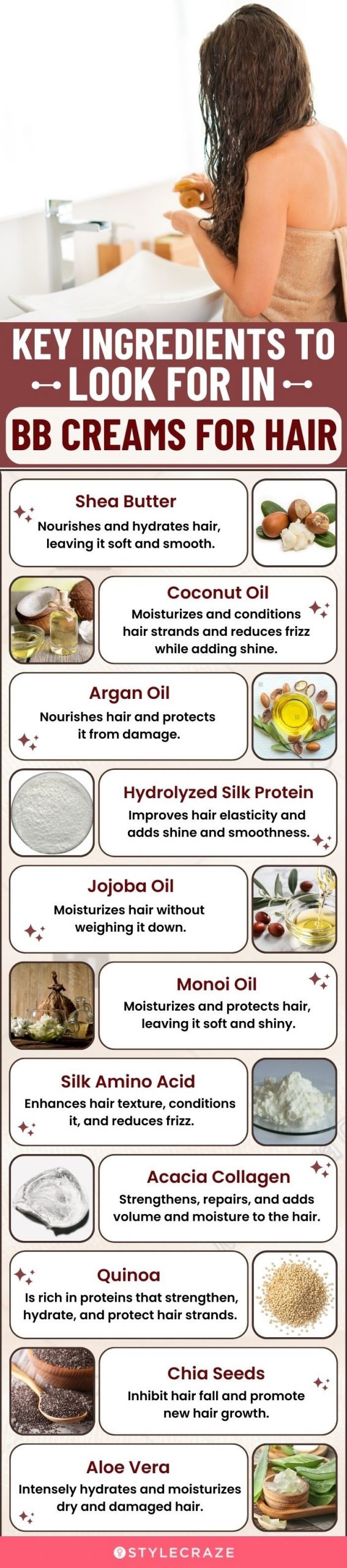 Key Ingredients To Look For In BB Creams For Hair (infographic)