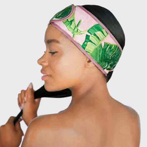 Kitsch Microfiber Spa Headband - Palm leaves