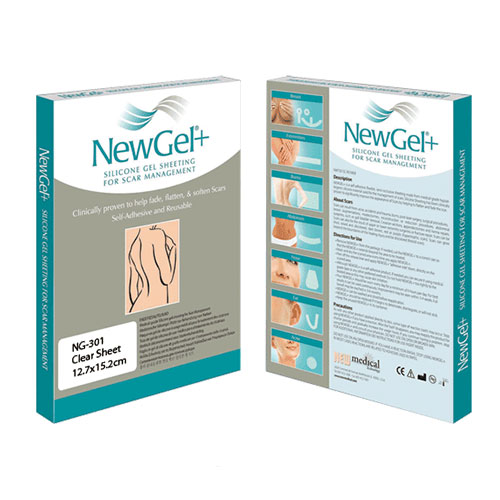 NewGel+ Advanced Silicone Scar Treatment Sheeting for OLD and NEW Scars