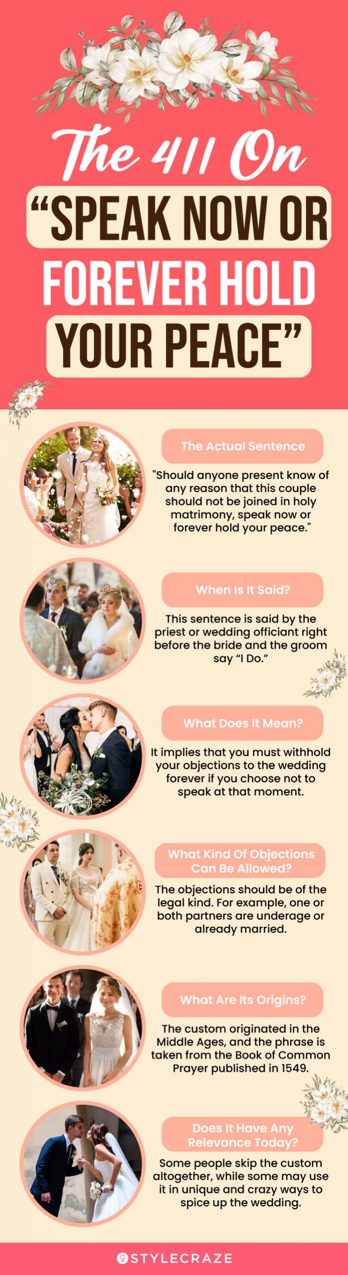the 411 on speak now or forever hold your peace (infographic)