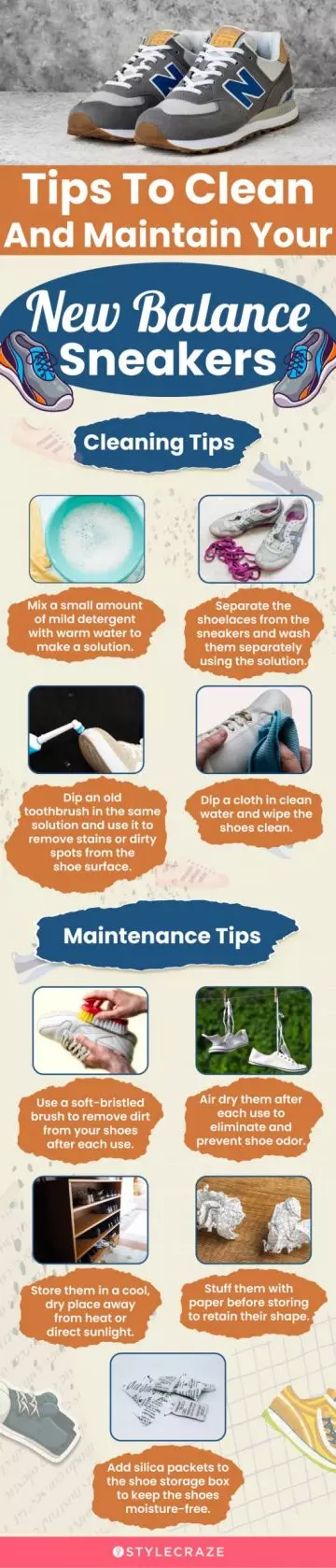 Tips To Clean And Maintain Your New Balance Sneakers (infographic)