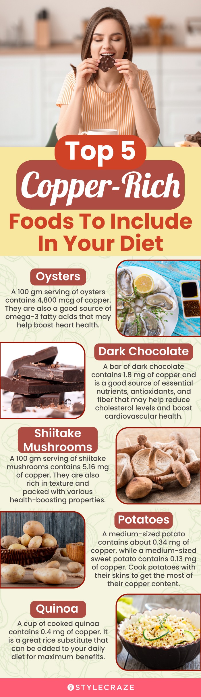 top 5 copper rich foods to include in your diet (infographic)