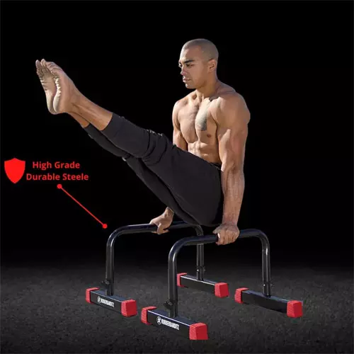 Rubberbanditz Parallettes Push Up & Dip Bars