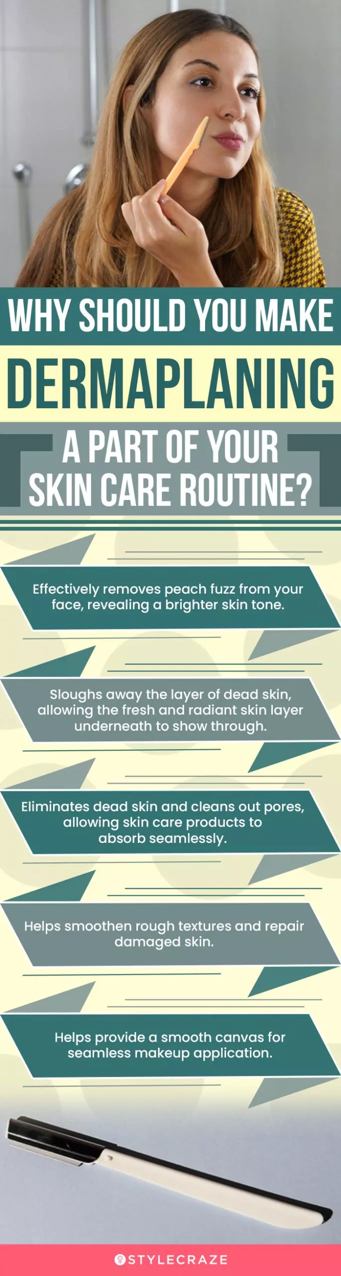 Why Should You Make Dermaplaning A Part Of Your Skin Care Routine? (infographic)