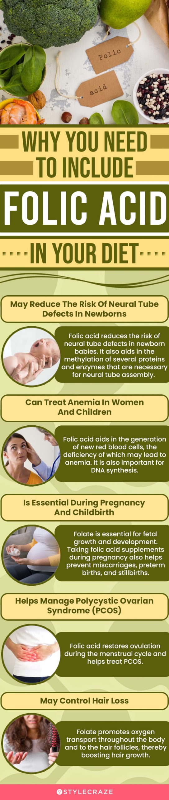 why you need to include folic acid in your diet (infographic)