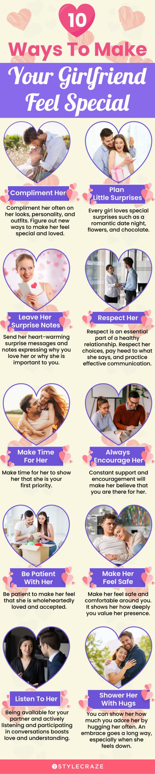 10 ways to make your girlfriend feel special (infographic)