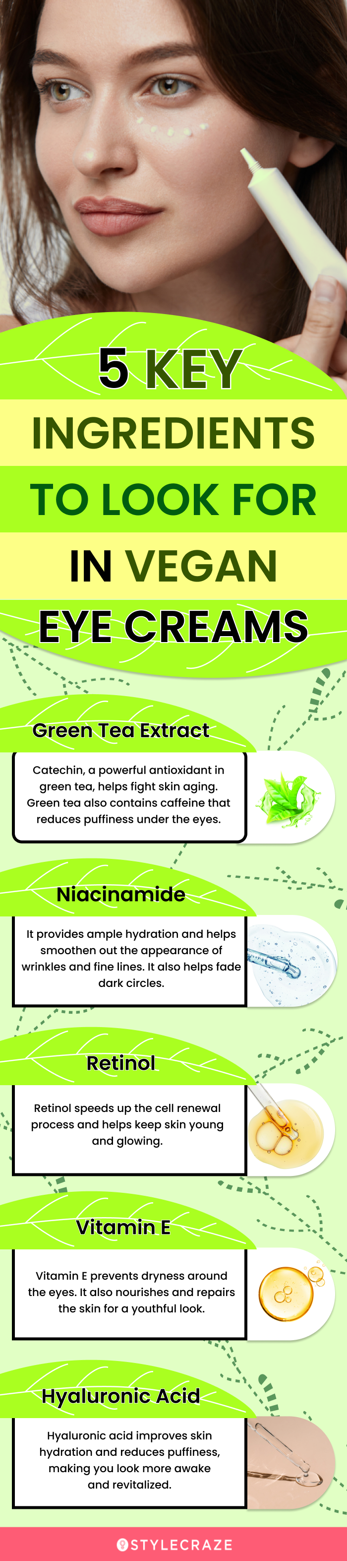 5 Key Ingredients To Look For In Vegan Eye Creams (infographic)