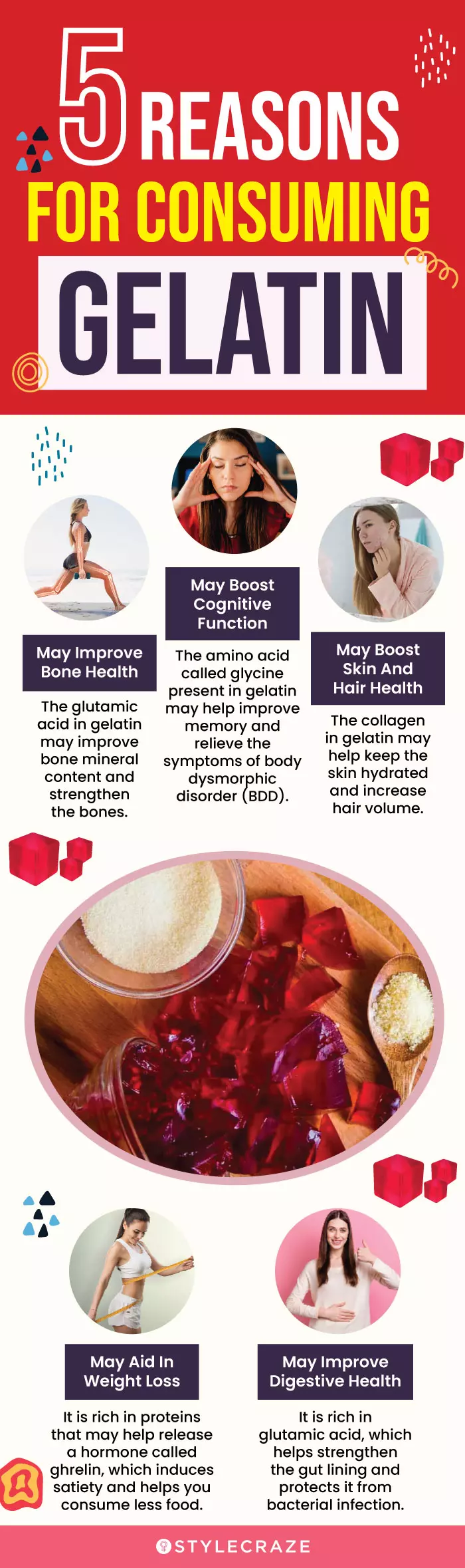 5 reasons for using gelatin (infographic)