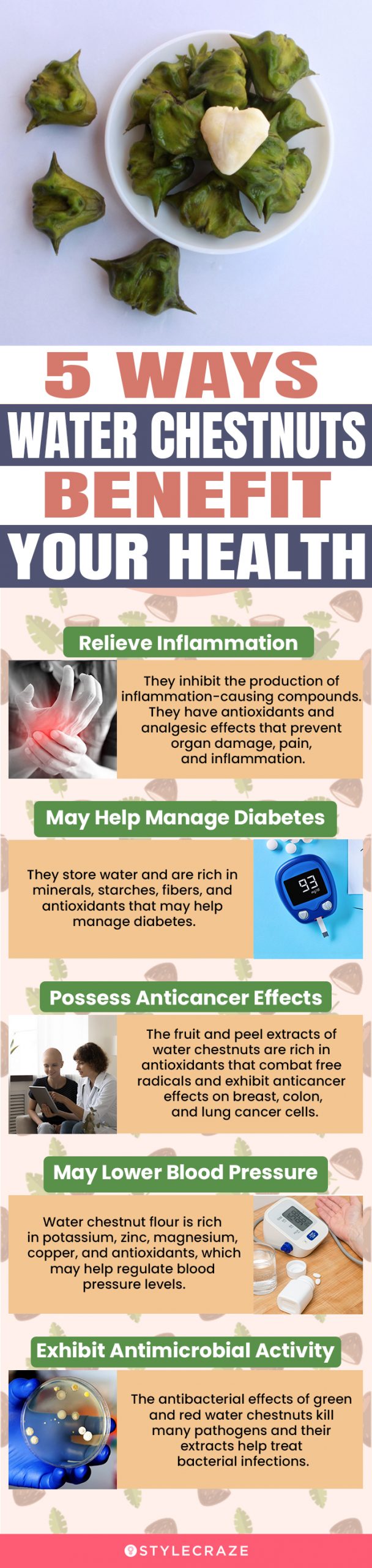 5 ways water chestnuts benefit your health (infographic)