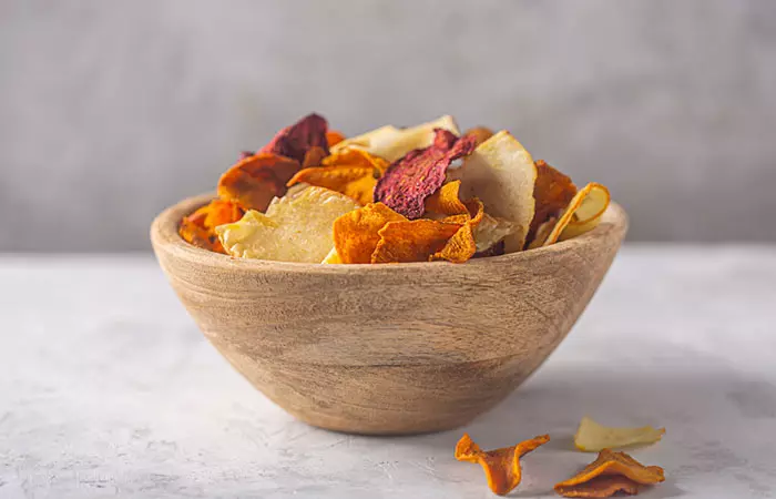 Beetroot, Carrot, And Parsnip Chips