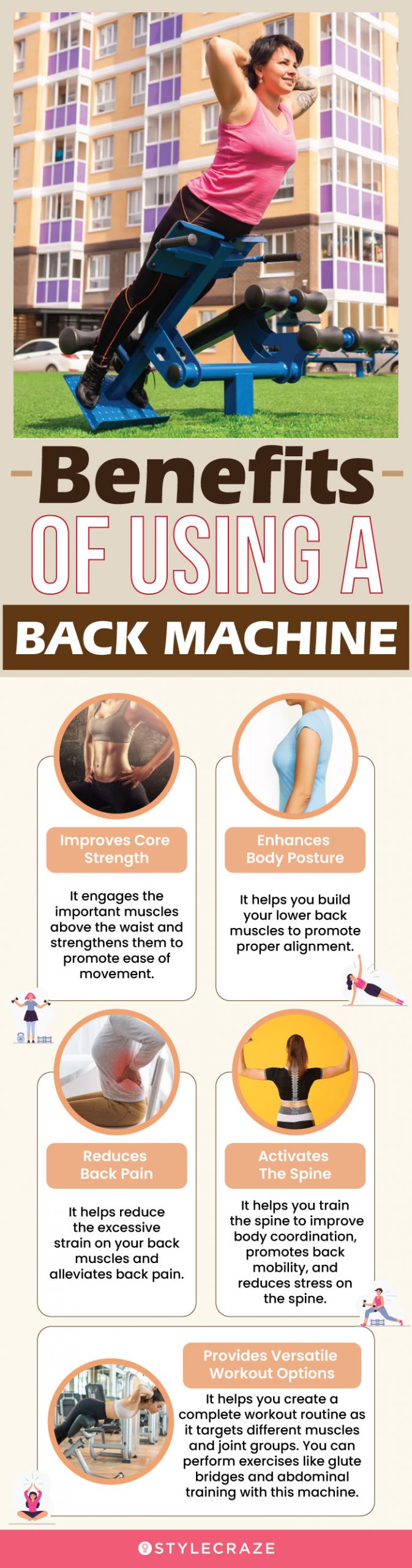 Benefits Of Using A Back Machine (infographic)