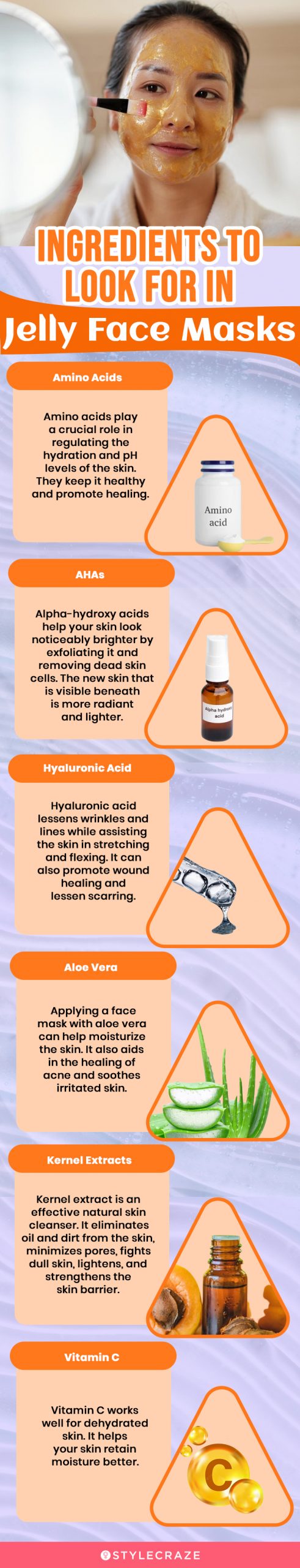 Ingredients To Look For In Jelly Face Masks (infographic)