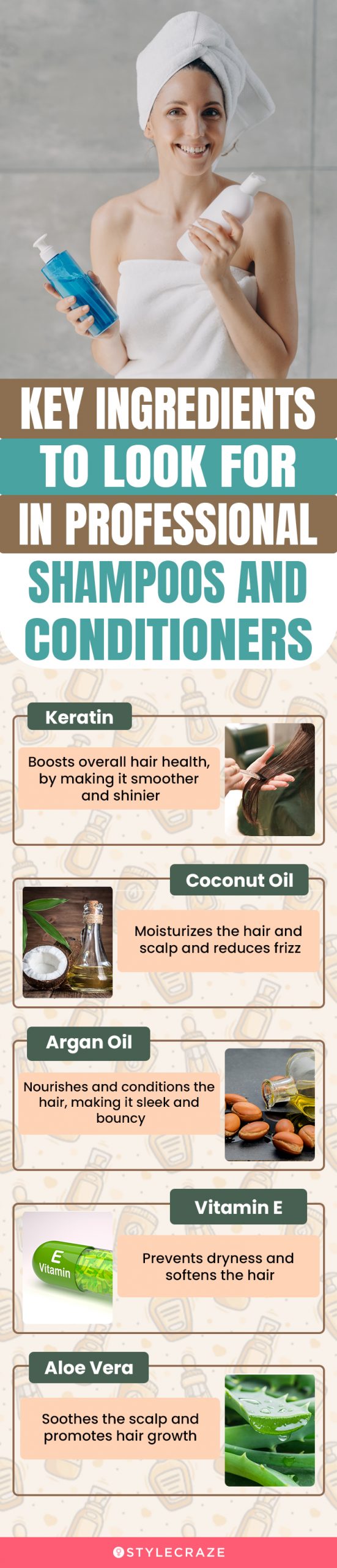 Key Ingredients To Look For In Professional Shampoos And Conditioners (infographic)