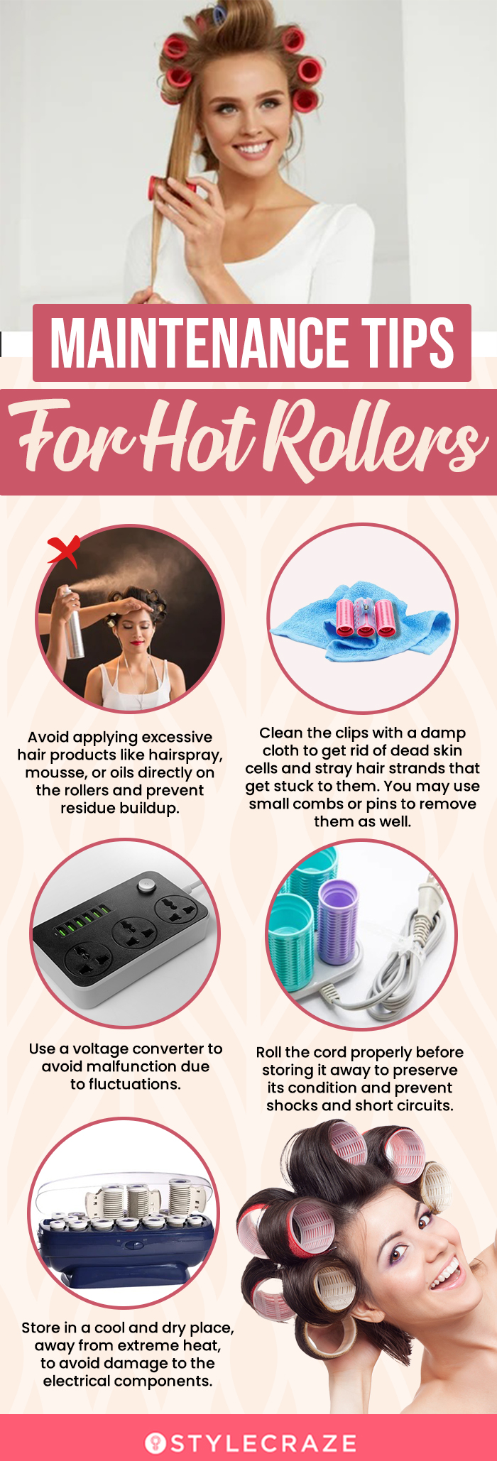 Maintenance Tips For Hot Rollers (infographic)