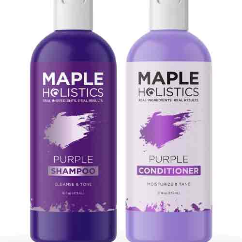 : Maple Holistics Purple Shampoo And Conditioner