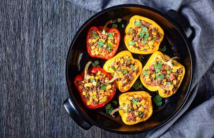 Mediterranean Stuffed Bell Peppers