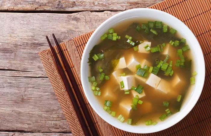 Miso soup for the Japanese diet