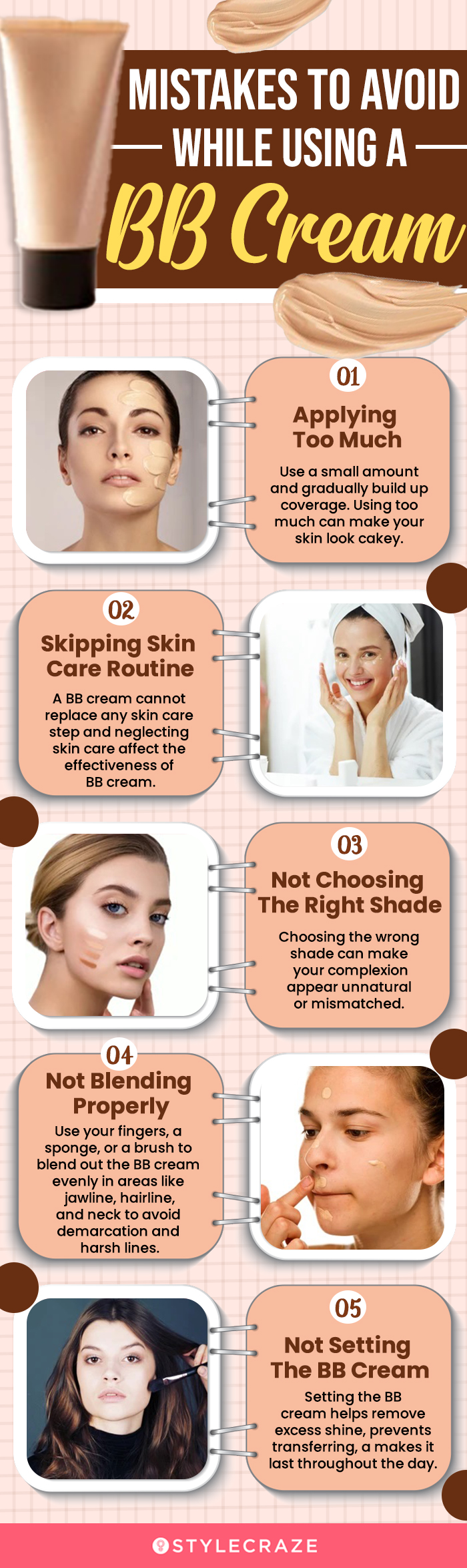 Mistakes To Avoid While Using A BB Cream (infographic)