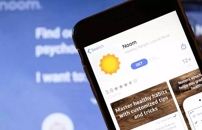 Noom app on a smartphone