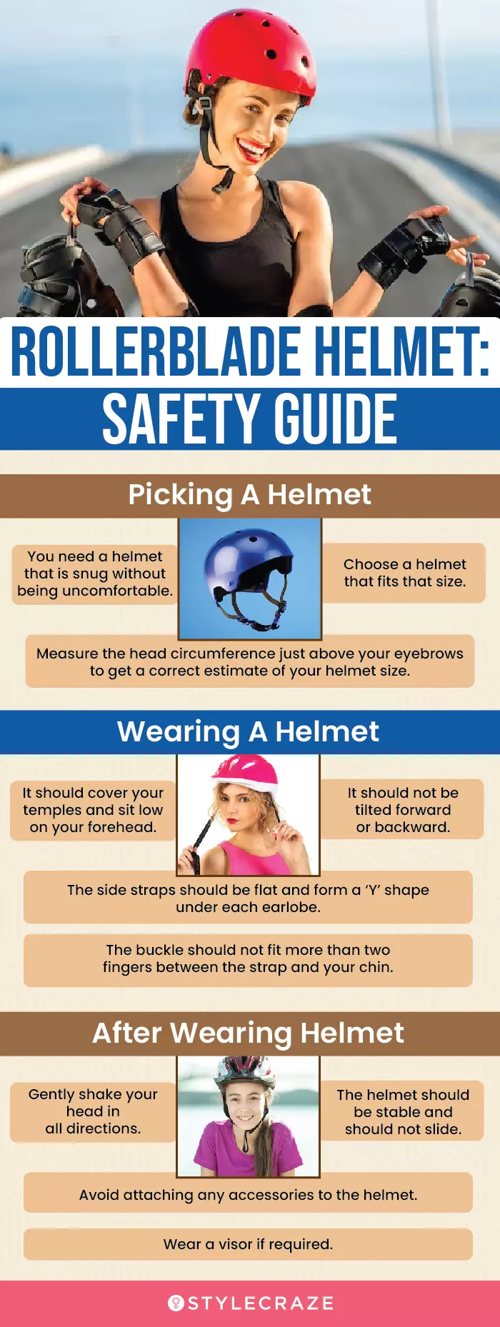 Rollerblade Helmet: Safety Guide (infographic)