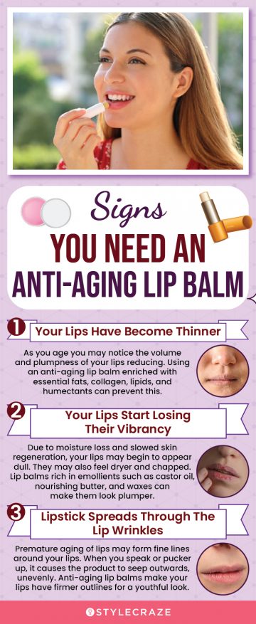 Signs You Need An Anti-Aging Lip Balm (infographic)