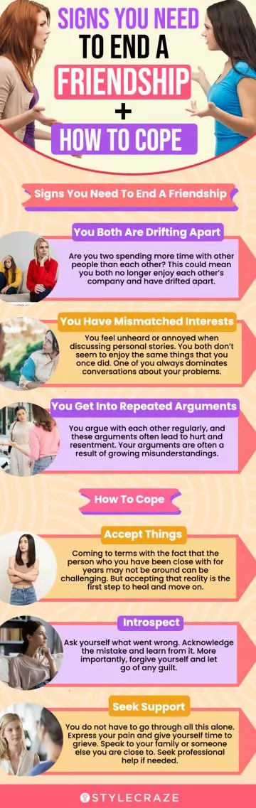 signs you need to end a friendship (infographic)
