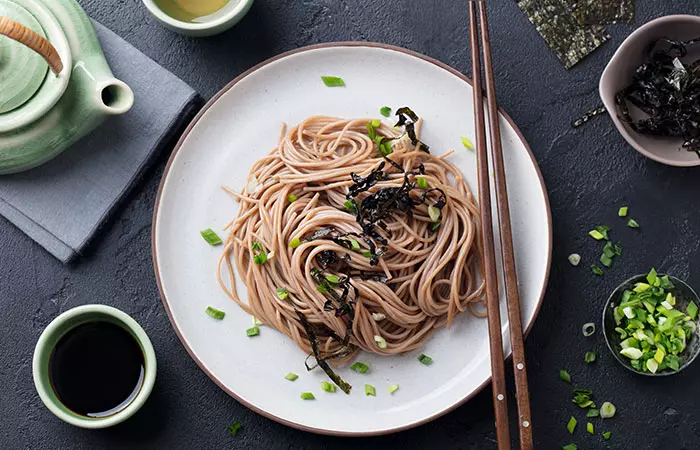 Soba noodles for the Japanese diet