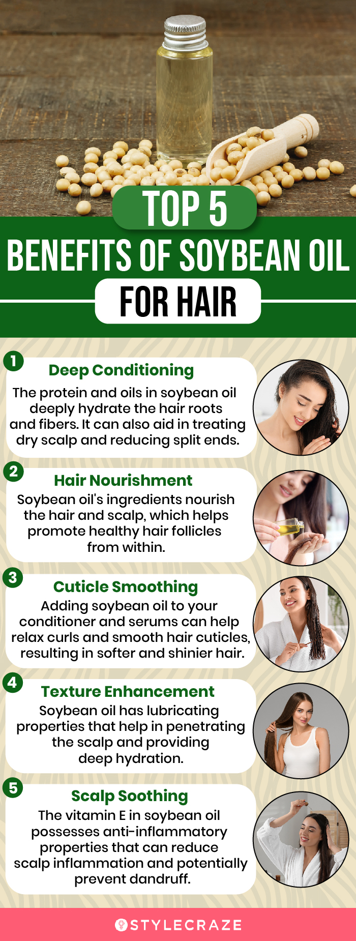 top 5 benefits of soybean oil for hair (infographic)