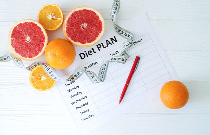 Sample grapefruit diet plan