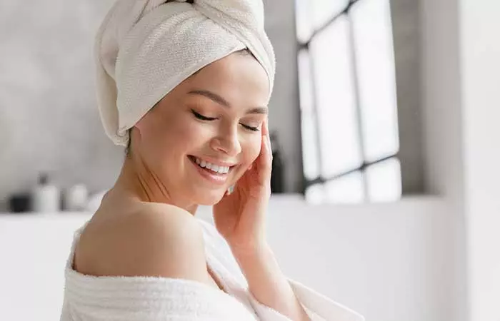 Wrapping Your Wet Hair In A Towel