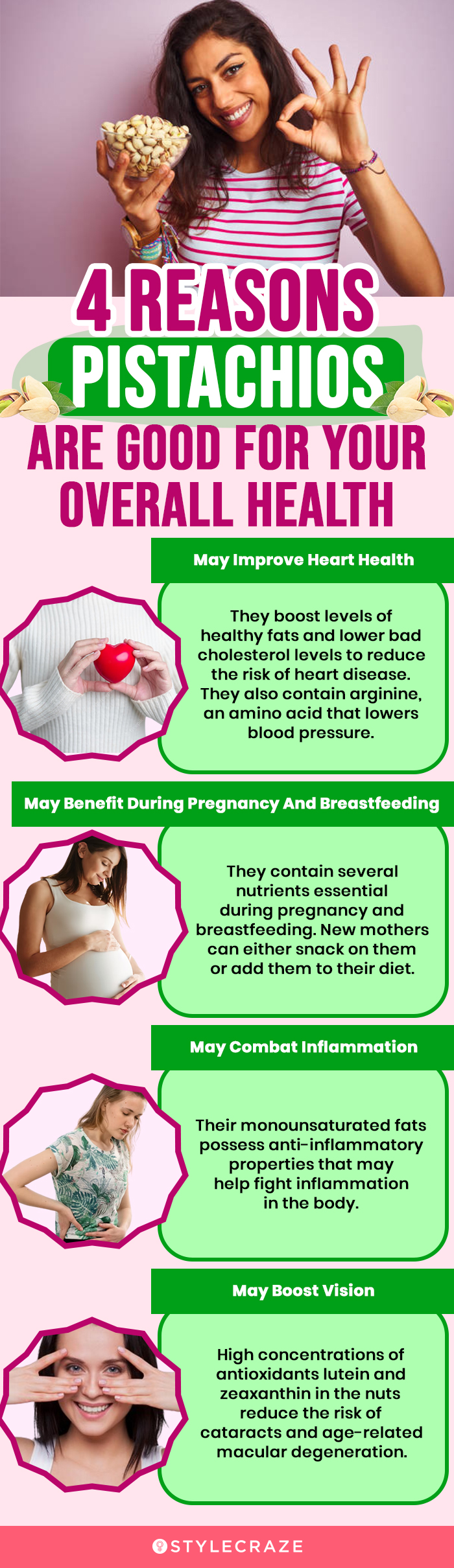 4 reasons pistachios are good for your overall health (infographic)