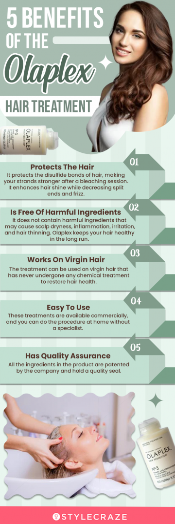 5 benefits of the olaplex hair treatment (infographic)