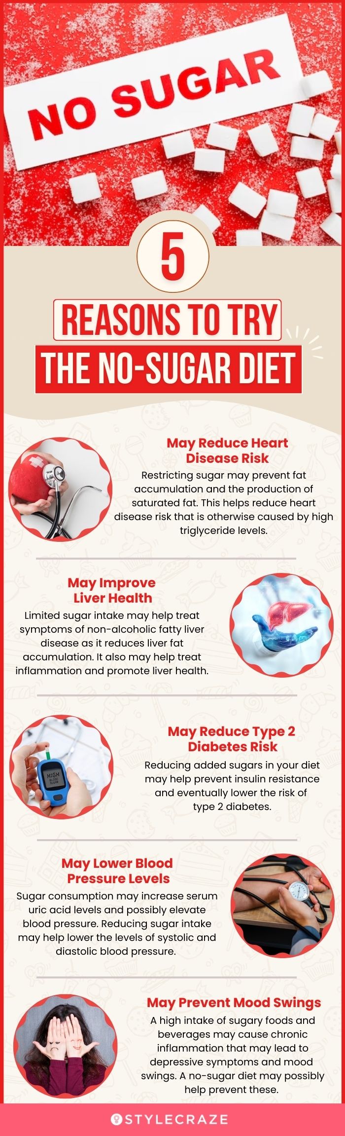 5 reasons to try the no sugar diet (infographic)
