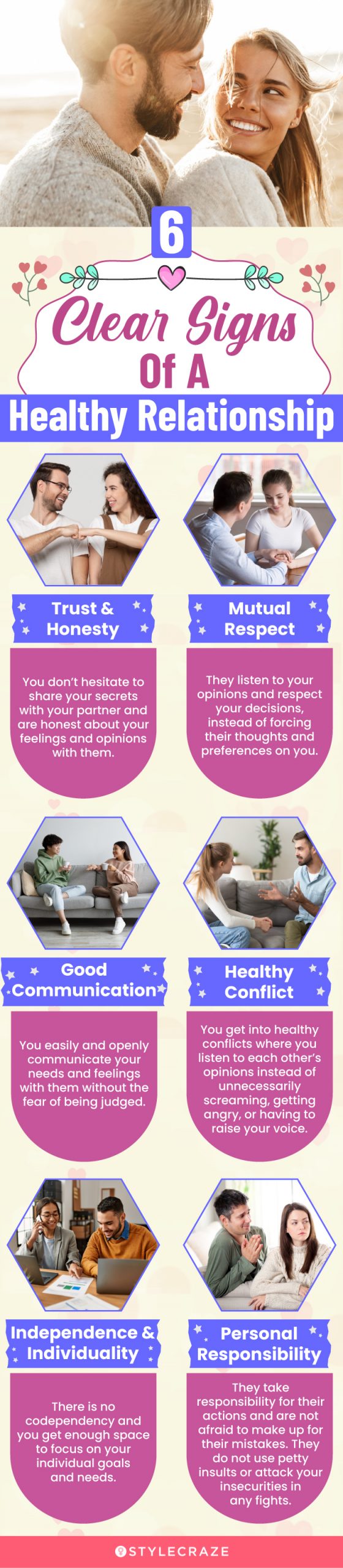 6 clear signs of a healthy relationship (infographic)