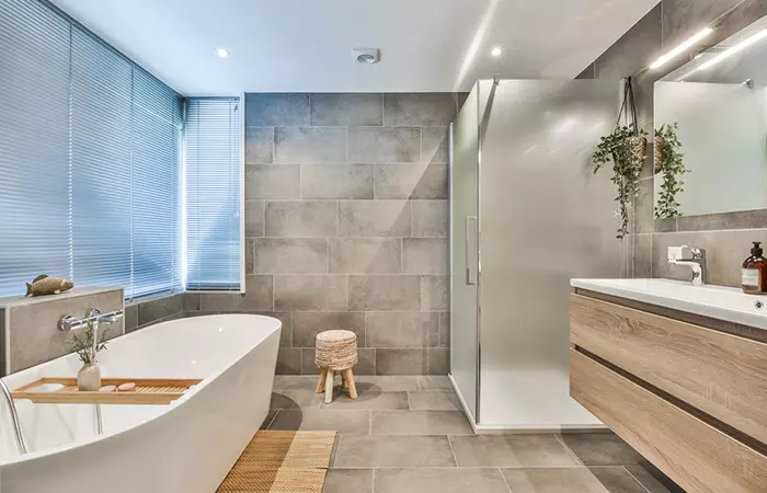 Divide Bathroom Into Zones