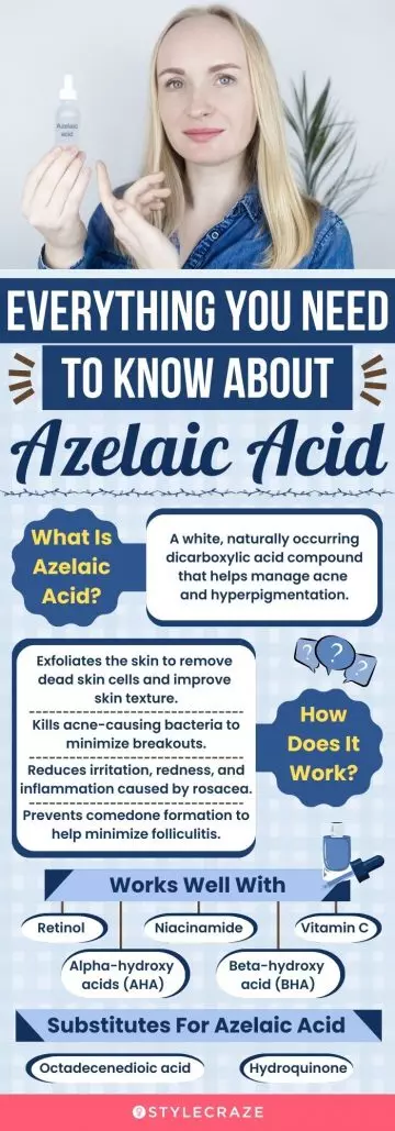 everything you need to know about azelaic acid (infographic)