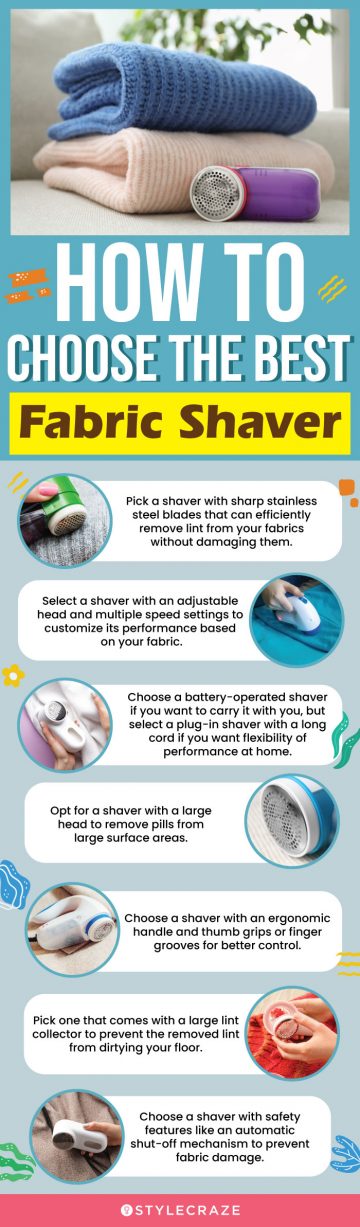How To Choose The Best Fabric Shaver (infographic)